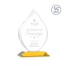 Cavazos Amber Flame Crystal Trophy