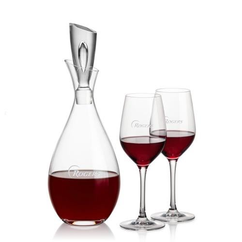 Custom Barware Glasses - Carafes - Pickett Decanter & Richter Wine