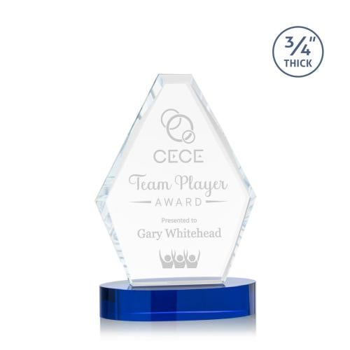 Awards and Plaques - Crystal Trophies - Caruso Polygon Crystal Trophy