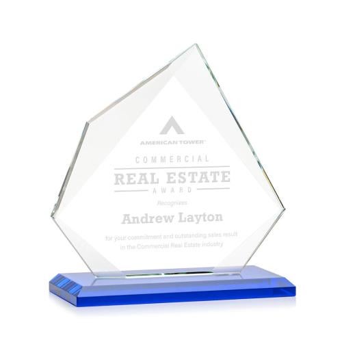 Awards and Plaques - Crystal Trophies - Hoang Blue Peaks Crystal Trophy