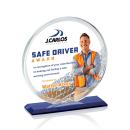 Varner Full Color Circle Crystal Trophy