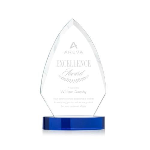 Awards and Plaques - Crystal Trophies - Newell Blue Peaks Crystal Trophy