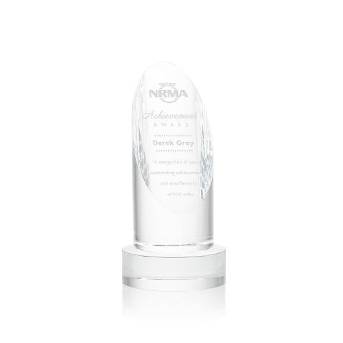 Awards and Plaques - Crystal Trophies - Holley on Base Clear Towers Crystal Trophy