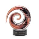Moran on Lockwood Black Circle Glass Trophy