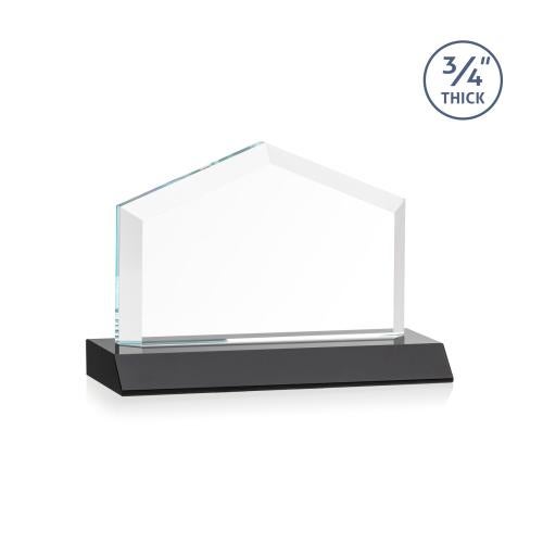 Awards and Plaques - Crystal Trophies - Realtor Black Peaks Crystal Trophy
