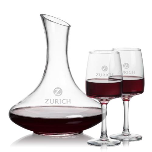 Custom Barware Glasses - Carafes - Donnelly Carafe & Osborn Wine