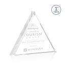 Moran Clear Pyramid Acrylic Trophy