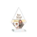 Lujan Full Color Clear Crystal Trophy