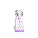 Tall Full Color Diamond Crystal Trophy