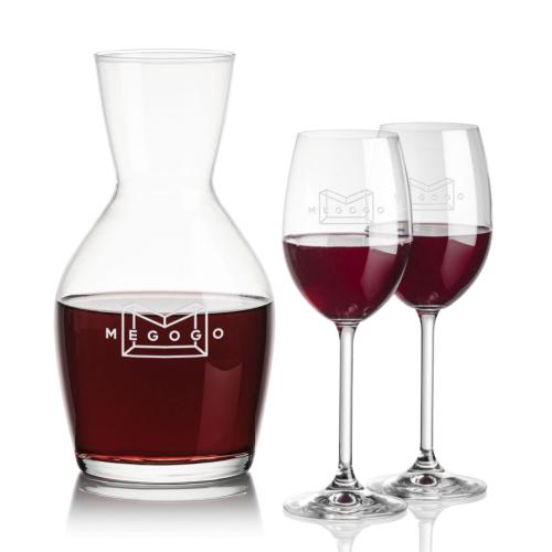 Custom Barware Glasses - Carafes - Whittington Carafe & Neptune Wine