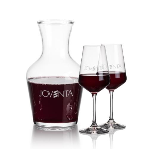 Custom Barware Glasses - Carafes - Summit Carafe & Barrera Wine