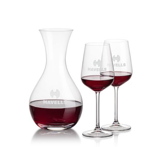 Custom Barware Glasses - Carafes - Thomas Carafe & Eaton Wine