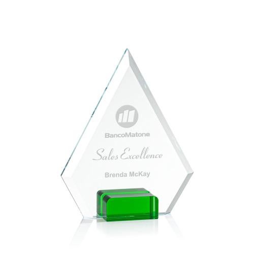 Awards and Plaques - Crystal Trophies - Norman Green Crystal Trophy