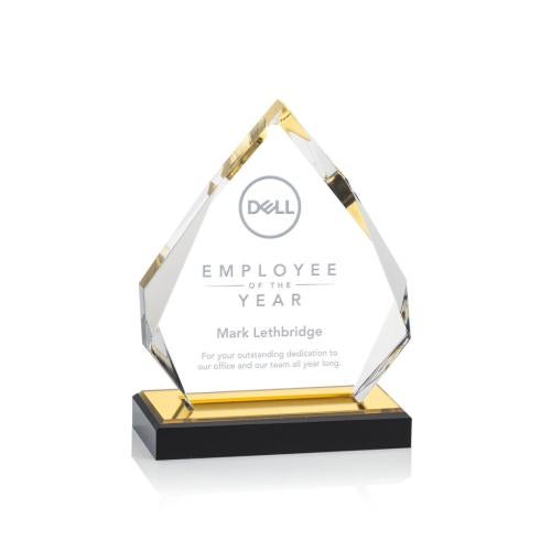 Awards and Plaques - Acrylic Trophies - McCarthy Gold Peaks Acrylic Trophy