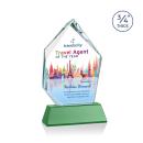 Boone Ice Peak Full Color on Helton Green Peaks Crystal Trophy