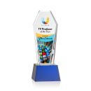 Thorpe Full Color on Base Blue Towers Crystal Trophy