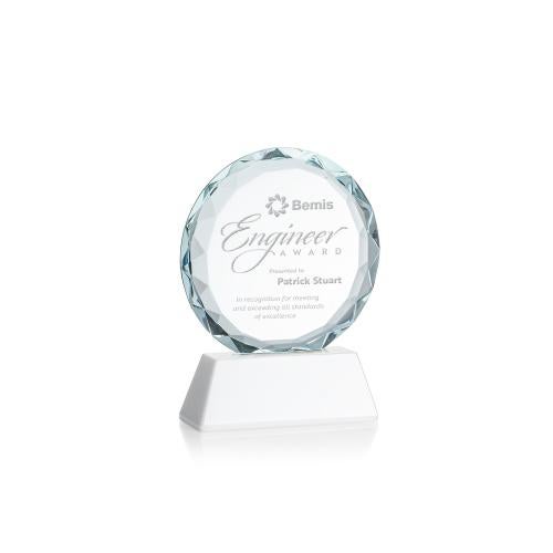 Awards and Plaques - Crystal Trophies - Linares Fagan Circle Crystal Trophy