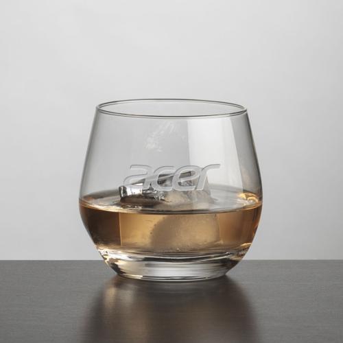 Custom Barware Glasses - Whisky Glasses - Padilla OTR/DOF - Deep Etch