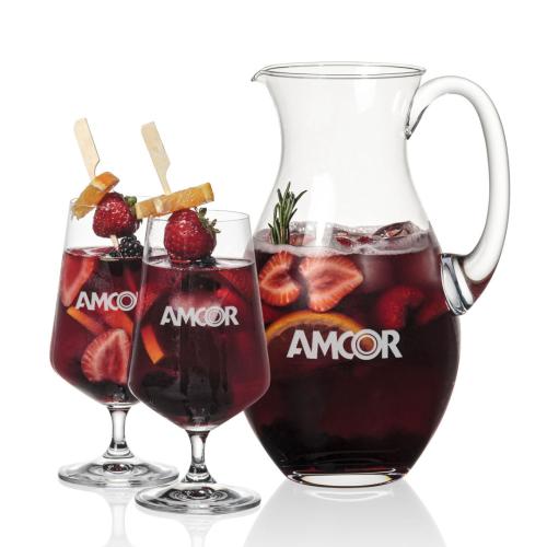 Custom Barware Glasses - Cocktail Glasses - Strickland Pitcher & Norris Cocktail
