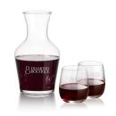 Summit Carafe & Weiss Stemless Wine Set