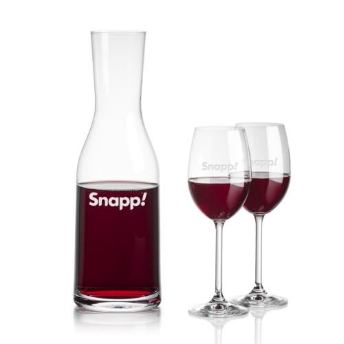 Custom Barware Glasses - Carafes - Dennis Carafe & Neptune Wine