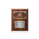 Woodward Plaque - Walnut/Silver