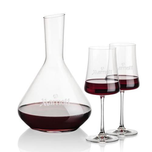 Custom Barware Glasses - Carafes - Delossantos Carafe & Yoder Wine