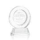 Napier on Base Clear Circle Crystal Trophy