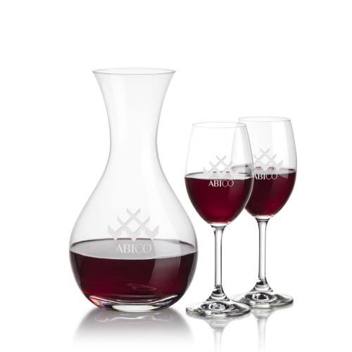 Custom Barware Glasses - Carafes - Thomas Carafe & Neptune Wine
