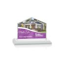 House Full Color Fagan Peaks Crystal Trophy