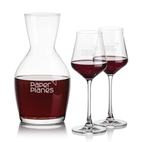 Custom Barware Glasses - Carafes - Whittington Carafe & Watts Wine
