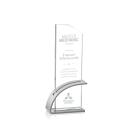 Alvarado Silver Rectangle Crystal Trophy