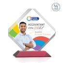 Jacobsen Full Color Red Crystal Trophy