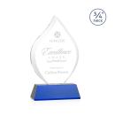 Cavazos on Helton Base Blue Flame Crystal Trophy