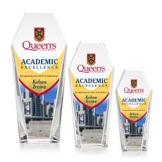 Thorpe Full Color Towers Crystal Trophy - Custom Trophies