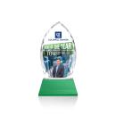 Grossman Full Color on Helton Green Peaks Crystal Trophy