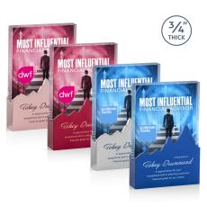 Goodrich Vividprint Rectangle Crystal Trophy - Custom Trophies