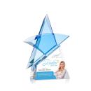 Harvey Star Full Color Clear Crystal Trophy