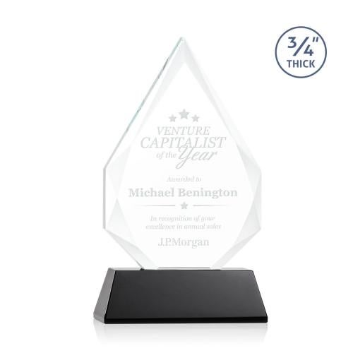 Awards and Plaques - Crystal Trophies - Archer on Helton Black Peaks Crystal Trophy