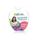 Jewell Apple Full Color Gold Apples Acrylic Trophy
