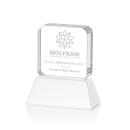 Walls on Base Fagan Square / Cube Crystal Trophy