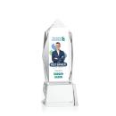 Navarro Full Color on Base Clear Obelisk Crystal Trophy