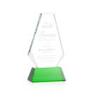 Mcleod on Helton Base Green Polygon Crystal Trophy