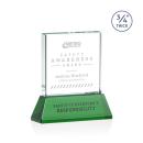 Landers  on Helton Green Square / Cube Crystal Trophy