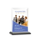 Prieto Full Color Black Rectangle Crystal Trophy