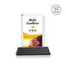 Carey Full Color on Helton Black Rectangle Crystal Trophy