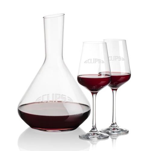 Custom Barware Glasses - Carafes - Delossantos Carafe & Norris Wine