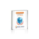 Downey Full Color Rectangle Crystal Trophy