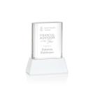 Downey on Base Fagan Rectangle Crystal Trophy