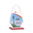 Byers Full Color Red Unique Crystal Trophy